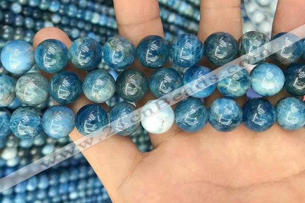 CAP602 15.5 inches 12mm round natural apatite beads wholesale