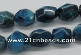 CAP61 15.5 inches 13*15mm nugget dyed apatite gemstone beads wholesale