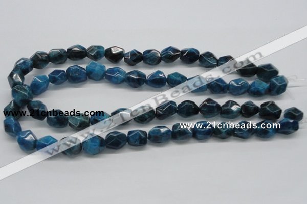 CAP61 15.5 inches 13*15mm nugget dyed apatite gemstone beads wholesale