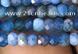 CAP615 15.5 inches 2*3mm faceted rondelle apatite gemstone beads