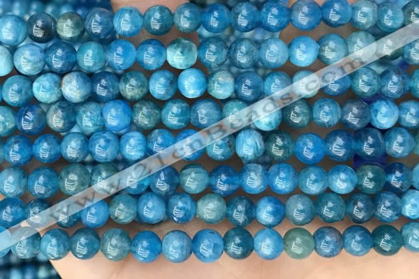 CAP651 15.5 inches 6mm round natural apatite beads wholesale