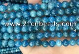 CAP652 15.5 inches 8mm round natural apatite beads wholesale