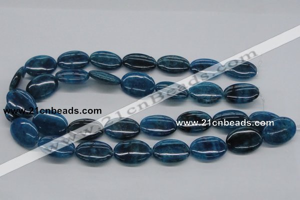 CAP66 15.5 inches 18*25mm oval dyed apatite gemstone beads wholesale