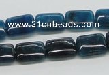 CAP69 15.5 inches 10*14mm rectangle dyed apatite gemstone beads