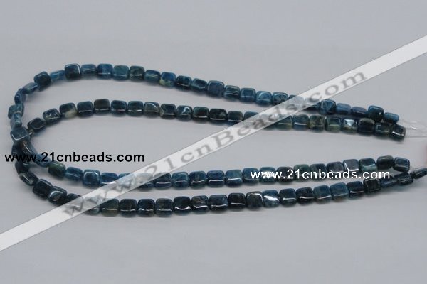 CAP70 15.5 inches 8*8mm square dyed apatite gemstone beads wholesale