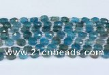 CAP700 15.5 inches 6*8mm faceted oval apatite beads