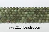 CAP709 15.5 inches 8mm round green apatite gemstone beads wholesale