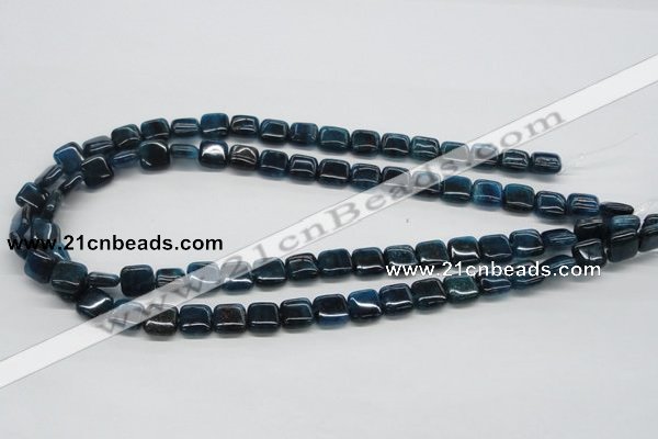 CAP71 15.5 inches 10*10mm square dyed apatite gemstone beads wholesale