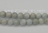 CAQ101 15.5 inches 6mm round AB grade natural aquamarine beads