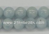 CAQ111 15.5 inches 12mm round A grade natural aquamarine beads