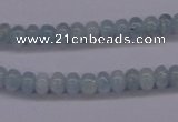 CAQ136 15.5 inches 3*4mm rondelle natural aquamarine beads