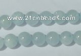 CAQ202 15.5 inches 10mm round natural aquamarine beads wholesale