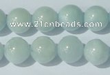 CAQ204 15.5 inches 13mm round natural aquamarine beads wholesale