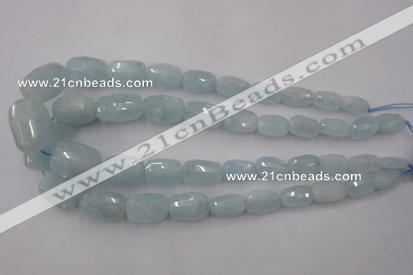 CAQ415 8*12mm – 18*28mm faceted nuggets natural aquamarine beads