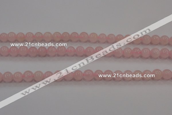 CAQ480 15.5 inches 4mm round natural pink aquamarine beads