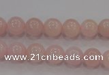 CAQ482 15.5 inches 8mm round natural pink aquamarine beads