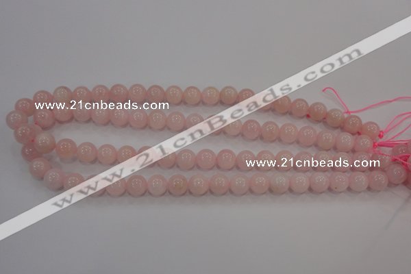 CAQ484 15.5 inches 12mm round natural pink aquamarine beads