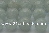 CAQ503 15.5 inches 10mm round natural aquamarine beads