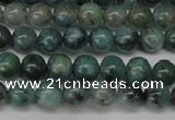 CAQ600 15.5 inches 4mm round aquamarine gemstone beads