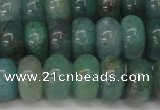 CAQ612 15.5 inches 6*10mm rondelle aquamarine gemstone beads