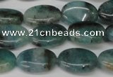 CAQ628 15.5 inches 10*14mm oval aquamarine gemstone beads