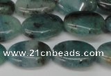 CAQ629 15.5 inches 12*16mm oval aquamarine gemstone beads