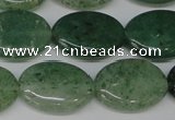 CAQ633 15.5 inches 13*18mm oval aquamarine gemstone beads