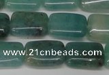 CAQ645 15.5 inches 12*16mm rectangle aquamarine gemstone beads