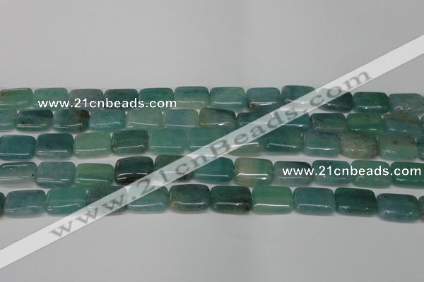 CAQ645 15.5 inches 12*16mm rectangle aquamarine gemstone beads