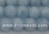 CAQ703 15.5 inches 10mm round natural aquamarine beads wholesale