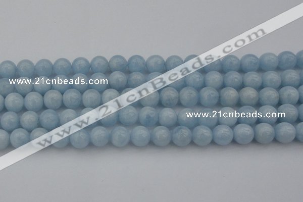 CAQ703 15.5 inches 10mm round natural aquamarine beads wholesale