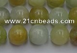 CAQ754 15.5 inches 12mm round aquamarine beads wholesale