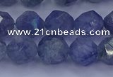 CAQ775 15.5 inches 14mm faceted nuggets imitation aquamarine beads