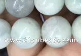 CAQ844 15.5 inches 12mm round aquamarine beads wholesale