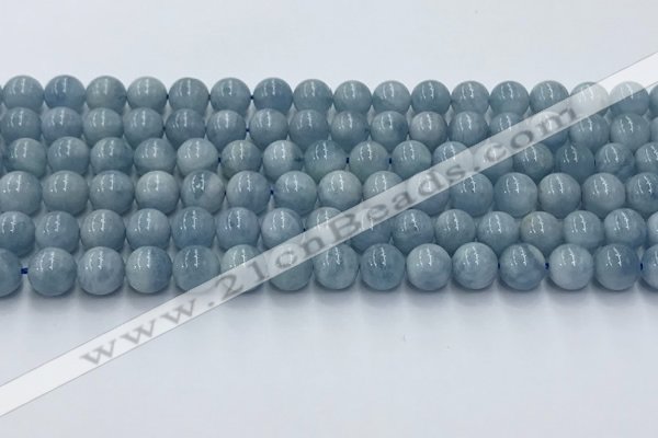 CAQ906 15.5 inches 6mm round aquamarine gemstone beads