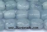 CAQ940 15 inches 6*6mm – 6*8mm nuggets aquamarine beads