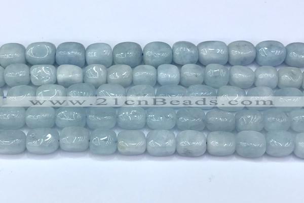 CAQ942 15 inches 9*10mm – 10*12mm nuggets aquamarine beads