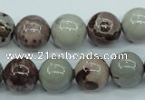 CAR05 15.5 inches 12mm round artistic jasper beads wholesale