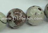 CAR09 15.5 inches 20mm round artistic jasper beads wholesale