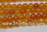 CAR102 15.5 inches 5mm round natural amber beads