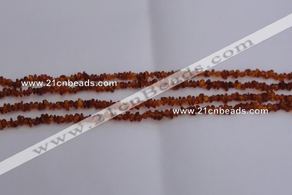 CAR201 24 inches 3*6mm natural amber chips beads wholesale