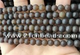 CAR217 15.5 inches 7mm round natural amber beads wholesale