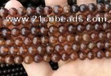 CAR232 15.5 inches 6mm - 7mm round natural amber beads wholesale