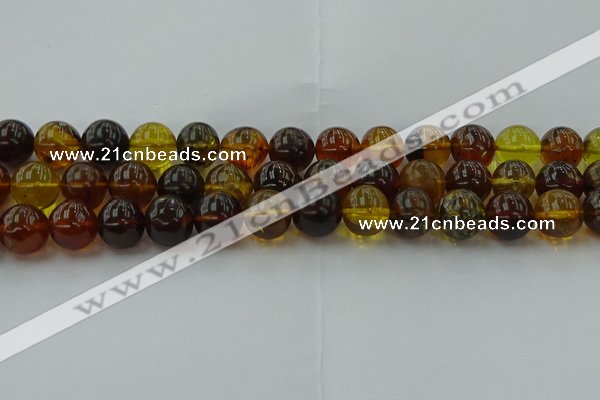 CAR506 15.5 inches 14mm - 15mm round natural amber beads wholesale