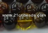 CAR509 15.5 inches 15mm - 16mm round natural amber beads wholesale