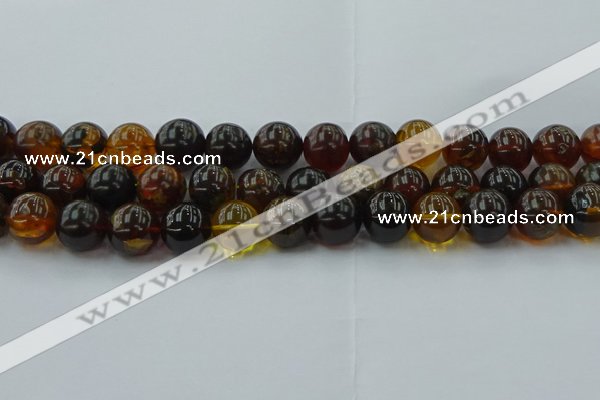 CAR509 15.5 inches 15mm - 16mm round natural amber beads wholesale