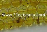 CAR522 15.5 inches 7mm - 8mm round natural amber beads wholesale