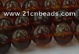 CAR529 15.5 inches 9mm - 10mm round natural amber beads wholesale