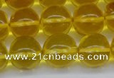 CAR565 15.5 inches 11mm - 12mm round natural amber beads wholesale