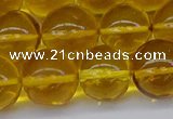 CAR566 15.5 inches 13mm - 14mm round natural amber beads wholesale